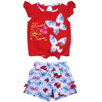 20-118505 Комплект для девочки, 2-5 лет, красный 20-118505 Комплект для девочки, 2-5 лет, красный