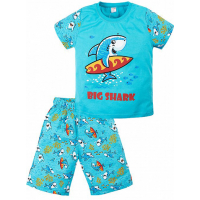20-121705 "Shark" Пижама летняя, 3-7 лет, голубой 20-121705 "Shark" Пижама летняя, 3-7 лет, голубой