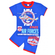 20-202109-5 "Air Forces" Костюм для мальчика, 4-8 лет, синий 20-202109-5 "Air Forces" Костюм для мальчика, 4-8 лет, синий