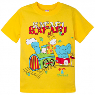 20-0119 "Сафари" Футболка для мальчика, 1-4 года, желтый 20-0119 "Сафари" Футболка для мальчика, 1-4 года, желтый
