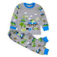 20-30032 "Car" Пижама для мальчика, 2-5 лет, серый 20-30032 "Car" Пижама для мальчика, 2-5 лет, серый