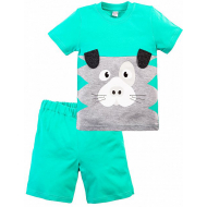 20-35103 "Funny" Костюм для мальчика, 1-4 года, мятный 20-35103 "Funny" Костюм для мальчика, 1-4 года, мятный