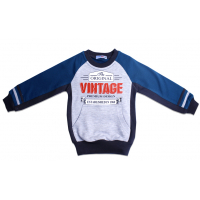 20-49003 "Vintage" Толстовка для мальчика, 2-6 лет 20-49003 "Vintage" Толстовка для мальчика, 2-6 лет
