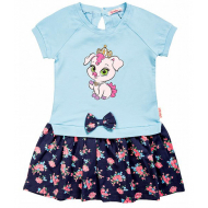 020-99705 Платье для девочки, 2-6 лет, св-голубой 020-99705 Платье для девочки, 2-6 лет, св-голубой