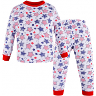 100-3780206 Пижама для девочки, интерлок, 3-7 лет 100-3780206 Пижама для девочки, интерлок, 3-7 лет