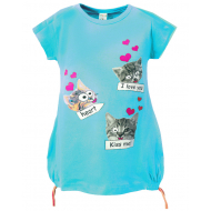 47-37812 Туника для девочки, 3-7 лет, мята 47-37812 Туника для девочки, 3-7 лет, мята
