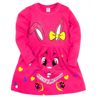 05-0630 "Rabbit" Платье для девочки, интерлок, 2-6 лет, малиновый 05-0630 "Rabbit" Платье для девочки, интерлок, 2-6 лет, малиновый