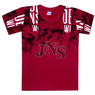 05-1216105 "JNS" Футболка для мальчика, 12-16 лет, бордовый 05-1216105 "JNS" Футболка для мальчика, 12-16 лет, бордовый