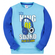 05-371102 "King of Sound" Джемпер для мальчика, 3-7 лет 05-371102 "King of Sound" Джемпер для мальчика, 3-7 лет