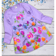 06-06363 "Цветочная поляна" Платье для девочки, 3-7 лет, сирень 06-06363 "Цветочная поляна" Платье для девочки, 3-7 лет, сирень