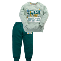 10-148126 "SPACE" Костюм для мальчика, 1-4 года, мятный\травяной 10-148126 "SPACE" Костюм для мальчика, 1-4 года, мятный\травяной