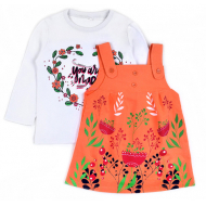 10-252205 Комплект кофта-сарафан, 2-5 лет 10-252205 Комплект кофта-сарафан, 2-5 лет