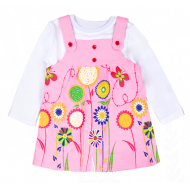 10-252211 Комплект кофта-сарафан, 2-5 лет 10-252211 Комплект кофта-сарафан, 2-5 лет