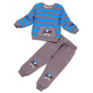 10-258105 Костюм для мальчика, 2-5 лет, бирюзовый 10-258105 Костюм для мальчика, 2-5 лет, бирюзовый