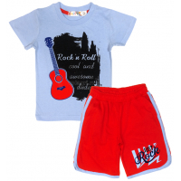 10-582183 "ROCK`n ROLL" Комплект для мальчика, 5-8 лет, голубой\красный 10-582183 "ROCK`n ROLL" Комплект для мальчика, 5-8 лет, голубой\красный