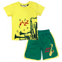10-582184 "JAZZ" Комплект для мальчика, 5-8 лет, св-желтый\зеленый 10-582184 "JAZZ" Комплект для мальчика, 5-8 лет, св-желтый\зеленый