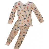 100-3780201 Пижама для девочки, интерлок, 3-7 лет 100-3780201 Пижама для девочки, интерлок, 3-7 лет