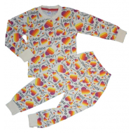 100-3780202 Пижама для девочки, интерлок, 3-7 лет 100-3780202 Пижама для девочки, интерлок, 3-7 лет
