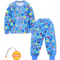 09-25809 "SEA TRIP" Пижама для мальчика, 2-5 лет, голубой 09-25809 "SEA TRIP" Пижама для мальчика, 2-5 лет, голубой