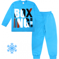09-9128101 "BOX" Пижама с начесом, 9-12 лет 09-9128101 "BOX" Пижама с начесом, 9-12 лет