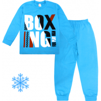 09-9128101 "BOX" Пижама с начесом, 9-12 лет 09-9128101 "BOX" Пижама с начесом, 9-12 лет