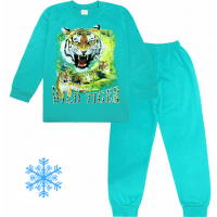 09-9128102 "TIGER" Пижама с начесом, 9-12 лет 09-9128102 "TIGER" Пижама с начесом, 9-12 лет