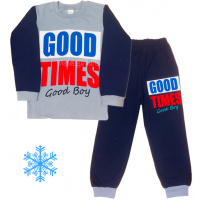101-9128103 "GOOD BOY" Пижама с начесом, 9-12 лет 101-9128103 "GOOD BOY" Пижама с начесом, 9-12 лет