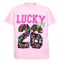 11-10130206 "LUCKY" футболка для девочек, 10-13 лет, св-розовый 11-10130206 "LUCKY" футболка для девочек, 10-13 лет, св-розовый