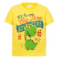 11-140152 "Adventure" Футболка для мальчика, 2-5 лет, желтый 11-140152 "Adventure" Футболка для мальчика, 2-5 лет, желтый