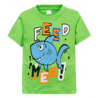 11-140154 "Feed Mee" Футболка для мальчика, 2-5 лет, салатовый 11-140154 "Feed Mee" Футболка для мальчика, 2-5 лет, салатовый