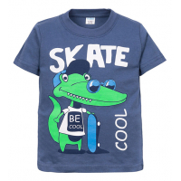 11-140157 "Skate " Футболка для мальчика, 2-5 лет, индиго 11-140157 "Skate " Футболка для мальчика, 2-5 лет, индиго