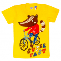 11-140164 "Cyclist" Футболка, 1-4 года, желтый 11-140164 "Cyclist" Футболка, 1-4 года, желтый
