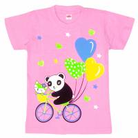 11-140212 "Panda" Футболка, 1-4 года, розовый 11-140212 "Panda" Футболка, 1-4 года, розовый