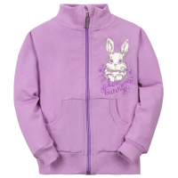 11-141202 "Bunny" Толстовка на молнии, 1-4 года, сиреневый 11-141202 "Bunny" Толстовка на молнии, 1-4 года, сиреневый