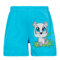 11-141407 "PANDA" Шорты для мальчиков, 1-4 года, бирюзовый 11-141407 "PANDA" Шорты для мальчиков, 1-4 года, бирюзовый