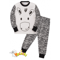 11-148150 "Safari zebra" Пижама для мальчика, 1-4 года, молочный 11-148150 "Safari zebra" Пижама для мальчика, 1-4 года, молочный