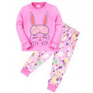 11-148259 "Bunny" Пижама для девочки, 1-4 года, розовый 11-148259 "Bunny" Пижама для девочки, 1-4 года, розовый