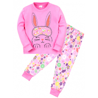 11-148259 "Bunny" Пижама для девочки, 1-4 года, розовый 11-148259 "Bunny" Пижама для девочки, 1-4 года, розовый