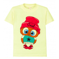 11-250203 "Little chicken" Футболка для девочки, 2-5 лет, молочный 11-250203 "Little chicken" Футболка для девочки, 2-5 лет, молочный