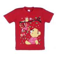 11-140277 "Little Friend" Футболка, красный, 1-4 года 11-140277 "Little Friend" Футболка, красный, 1-4 года