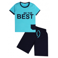 11-253140 "The Best" Костюм для мальчика, 4-7 лет, туркуаз 11-253140 "The Best" Костюм для мальчика, 4-7 лет, туркуаз