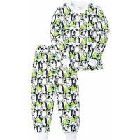 11-258142 "Penguin" Пижама, интерлок, 2-5 лет, белый 11-258142 "Penguin" Пижама, интерлок, 2-5 лет, белый