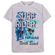 11-580101 "Surf Rider" Футболка для мальчика, 6-9 лет, меланж 11-580101 "Surf Rider" Футболка для мальчика, 6-9 лет, меланж