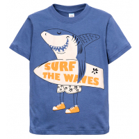 11-580102 "Surf" Футболка для мальчика, 6-9 лет, индиго 11-580102 "Surf" Футболка для мальчика, 6-9 лет, индиго