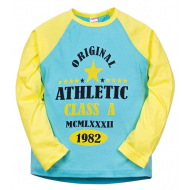 11-581130 "ATHLETIC" Лонгслив для девочки, 5-8 лет, бирюзовый 11-581130 "ATHLETIC" Лонгслив для девочки, 5-8 лет, бирюзовый