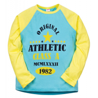11-581130 "ATHLETIC" Лонгслив для девочки, 5-8 лет, бирюзовый 11-581130 "ATHLETIC" Лонгслив для девочки, 5-8 лет, бирюзовый