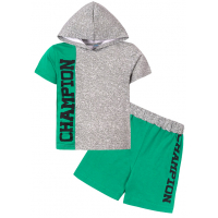 11-582144 "CHAMPION" Костюм, 5-8 лет, меланж\зеленый 11-582144 "CHAMPION" Костюм, 5-8 лет, меланж\зеленый