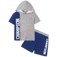 11-582146 "CHAMPION" Костюм, 5-8 лет, меланж\синий 11-582146 "CHAMPION" Костюм, 5-8 лет, меланж\синий