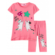 12-37209-2 "I love" Комплект футболка-юбка, 3-7 лет, розовый 12-37209-2 "I love" Комплект футболка-юбка, 3-7 лет, розовый