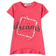 12-59204-1 "Dreams" Футболка для девочки, 5-9 лет, фуксия 12-59204-1 "Dreams" Футболка для девочки, 5-9 лет, фуксия